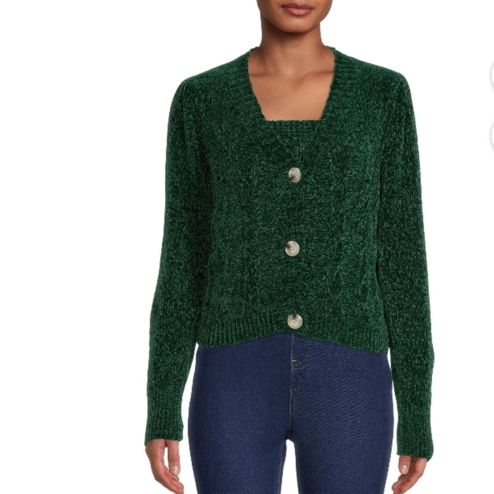No boundaries junior's sweater size S (3-5) NWT green